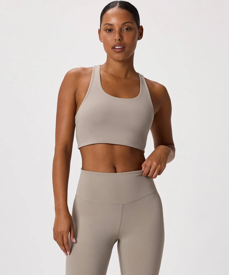 top Quince Women's Ultra-Form Scoop Neck Longline Bra Quince $29.9