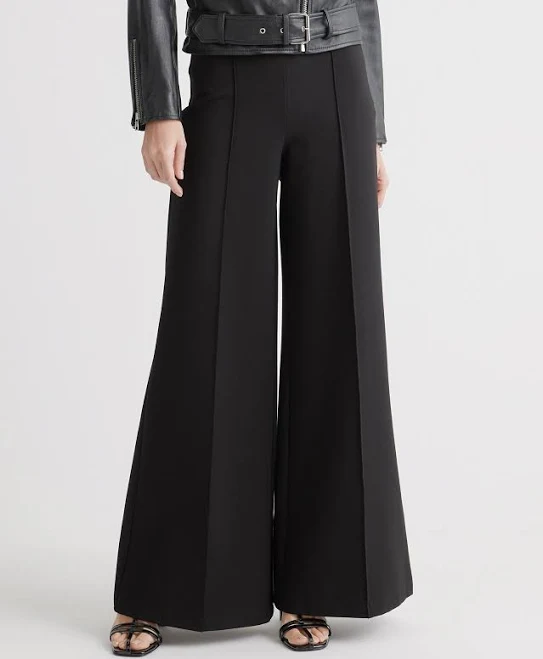 wide leg pants Quince Women's Ultra-Stretch Ponte Pants Quince $44.9