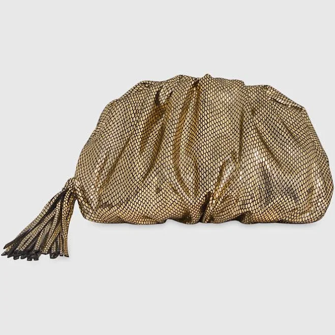 bag Rebecca Minkoff Women's Ruched Metallic Clutch Rebecca Minkoff $98