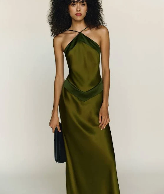 maxi dress Reformation Jillian Silk Dress Reformation $378
