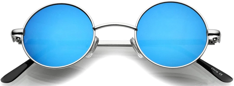 accessory Retro Lennon Round Circle Metal Sunglasses zeroUV $12.95