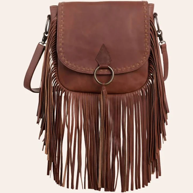 bag Rockin' C Brown Fringe Messenger Bag Cavender's Boot City Western Store $100