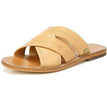 shoes Sam Edelman Maxine Leather Slide Sandals Walmart - shopaccro $29.99