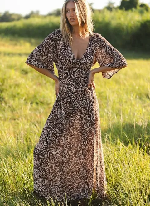 maxi dress Sandswept Paisley Maxi Dress Lovestitch $72