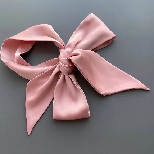 accessory Silk Bow Scarf Etsy - NataliBrooches $16.2