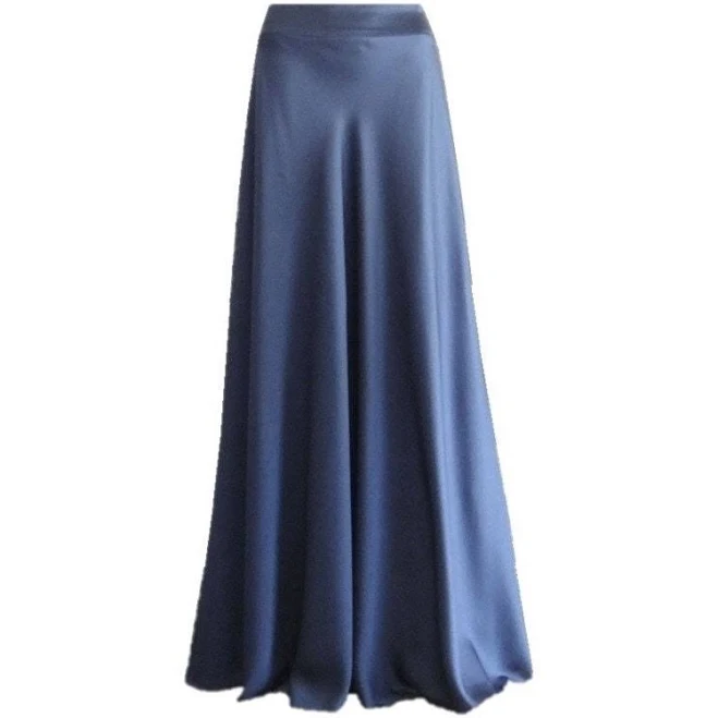 skirt Silk Floor Length Maxi Skirt Etsy - lisaclothing $35.99