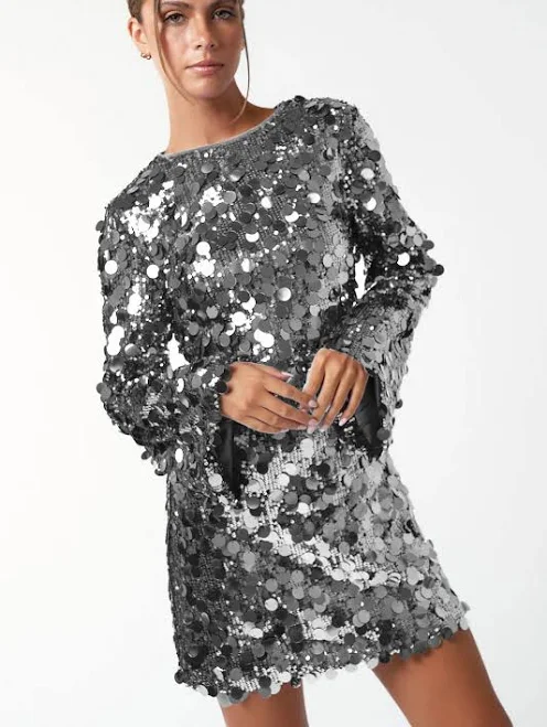 dress Silver M Sale - Silver / M Whatnot $40