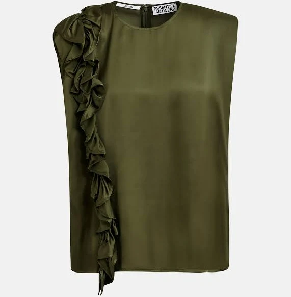 sleeveless top Sleeveless Ruffle Top Essentiel Antwerp $250