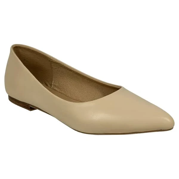 shoes Sobeyo Women's Pointed Toe Flat Genuine Leather Memory Foam Cushion Jane.com $59.95