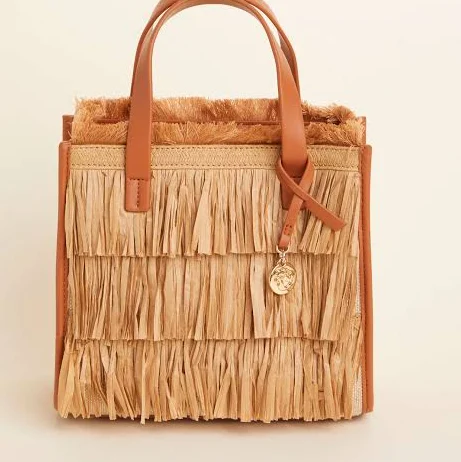bag Spartina Raffia Fringe Satchel Spartina 449 $78