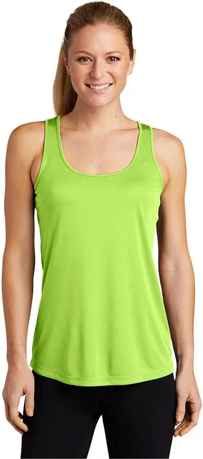 top Sport-Tek Women's PosiCharge Competitor Racerback Tank Tops Hit A Double $6.61