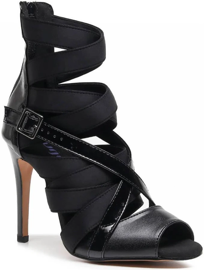 shoes Stay Strapped Vegan Leather Stiletto Burju Shoes $159