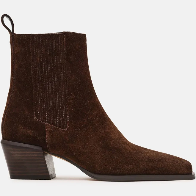 shoes Steve Madden Women's Darsen Block Heel Suede Booties Steve Madden $159.95