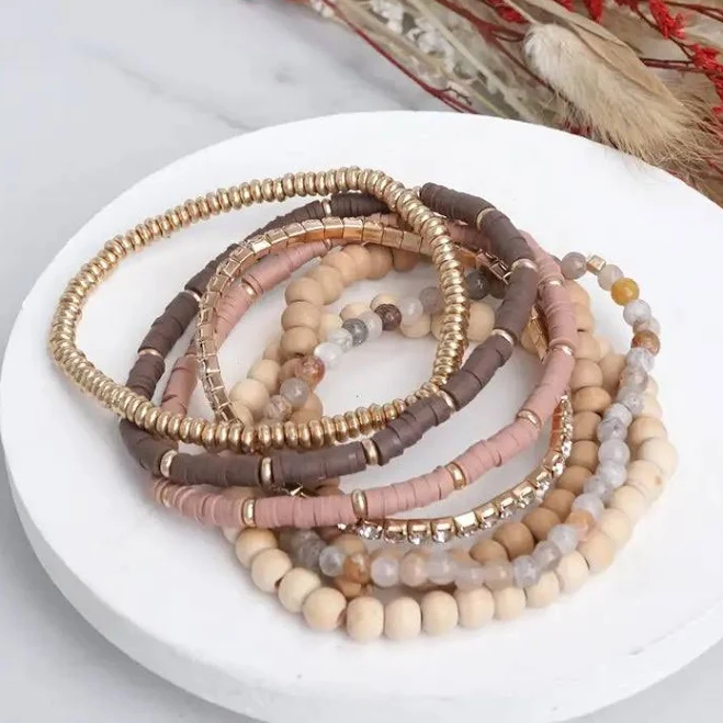 accessory Stretchy Beaded Bracelets Creative Touch Boutique $37