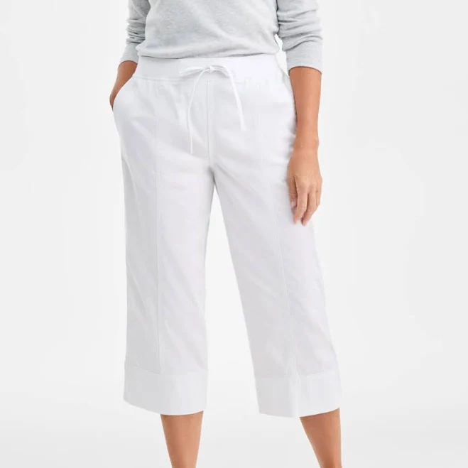 pants Style & Co. Women's Mid-Rise Pull-On Capri Pants Macy's $32.17