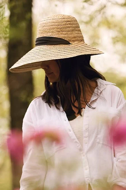 accessory Terrain Buri Braid Straw Sun Hat Anthropologie $48