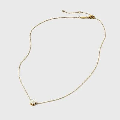 accessory Tiny Tags 14K Gold Daisy Charm Necklace Target $25
