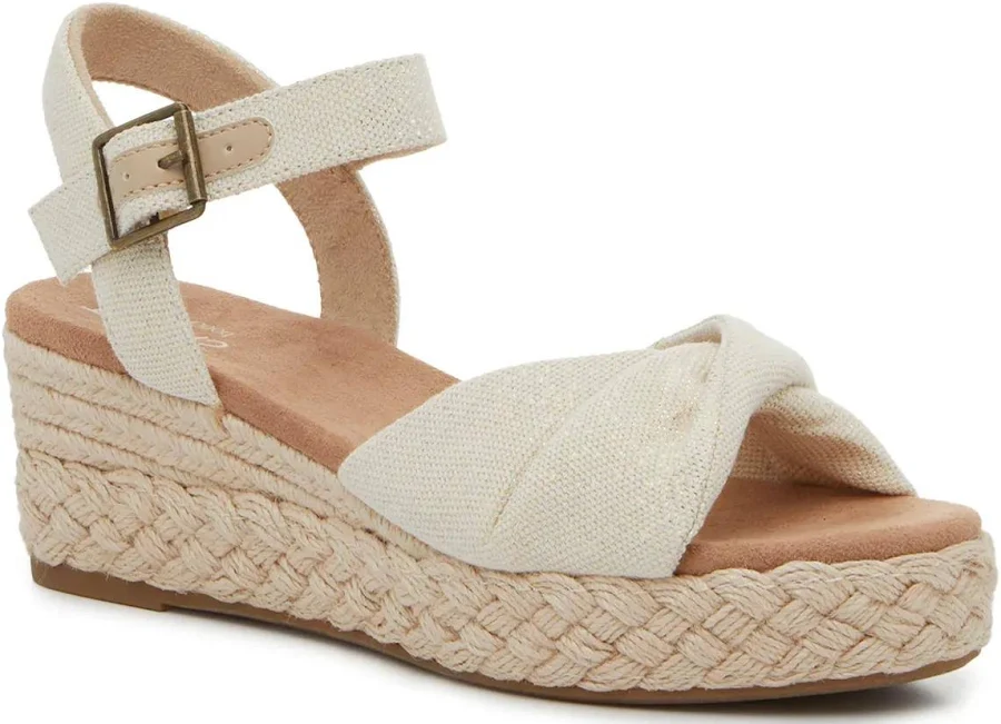 shoes TOMS Women's Kinsley Platform Wedge Sandals DSW $59.98