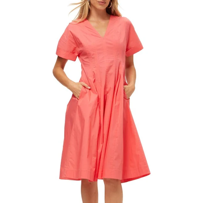 linen outfit Trina Turk Women's Ashe Dress Nordstrom $278