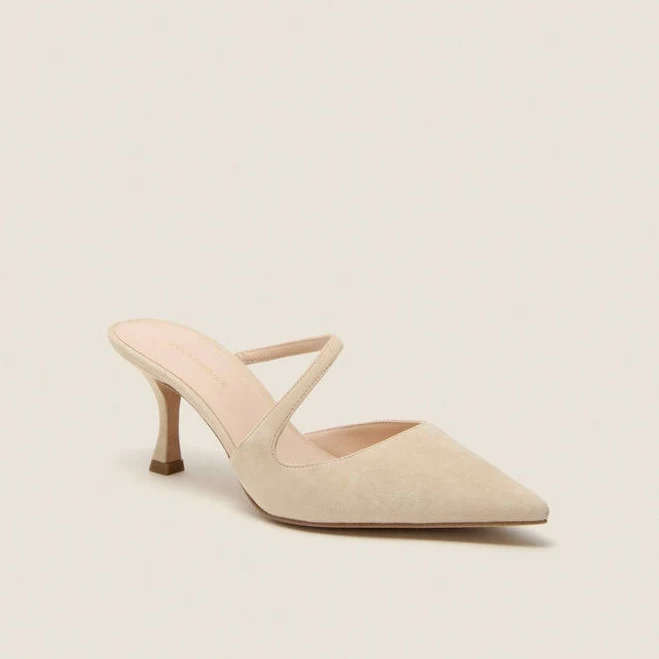 shoes Tuckernuck Mimi Suede Heels Tuckernuck $265