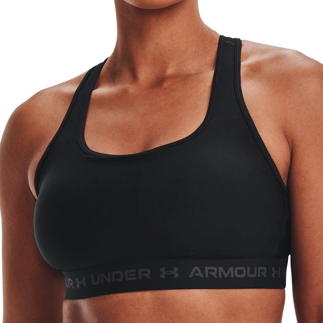 top Under Armour Women's Crossback Mid Sports Bra DICK'S Sporting Goods $35