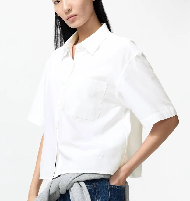 top UNIQLO Women's Oxford Boxy Shirt uniqlo.com/us $39.9