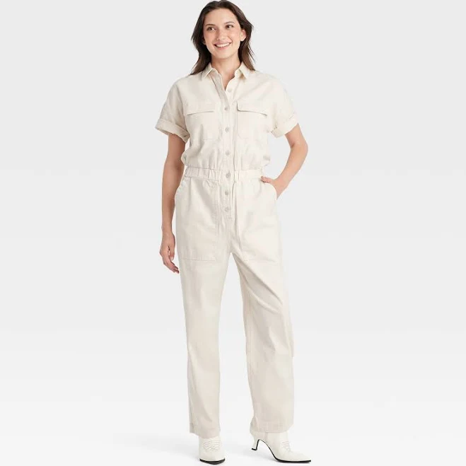 jumpsuit Universal Thread Women's Short Sleeve Boilersuit Poshmark $13