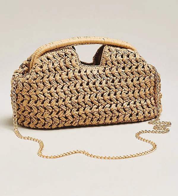 bag Urban Expressions Lani Raffia Clutch Anthropologie $98