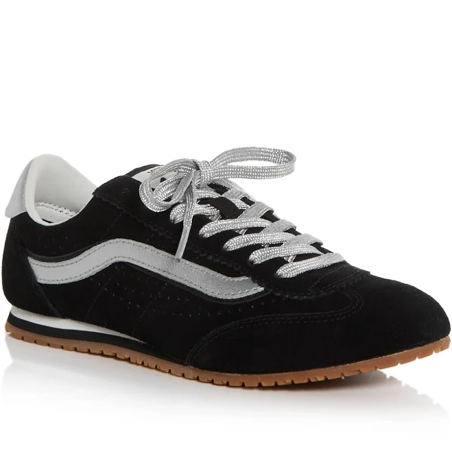 shoes Vans Women's Super Lowpro Sneakers - Black - Size 8 - Black Silver Bloomingdale's $85