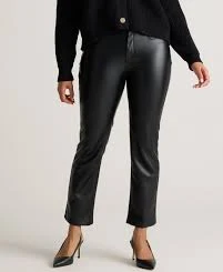 pants Vegan Leather Straight Leg Pants Quince $59.9