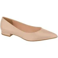 shoes Vizzano Classic Pointed Flat (Matte Beige) For the Working Lady $44