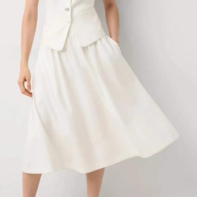 skirt White House Black Market A-Line Midi Skirt White House Black Market $97.5