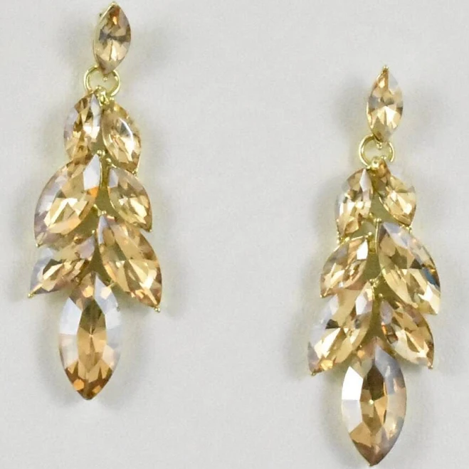 accessory Wide Chunky Crystal Chandelier Earrings Etsy - VallenciaJewellers $21.59