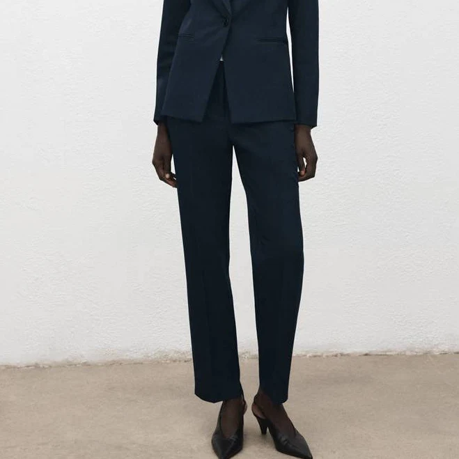 pants Woman MANGO Straight Suit Pants shop.mango.com $69.99