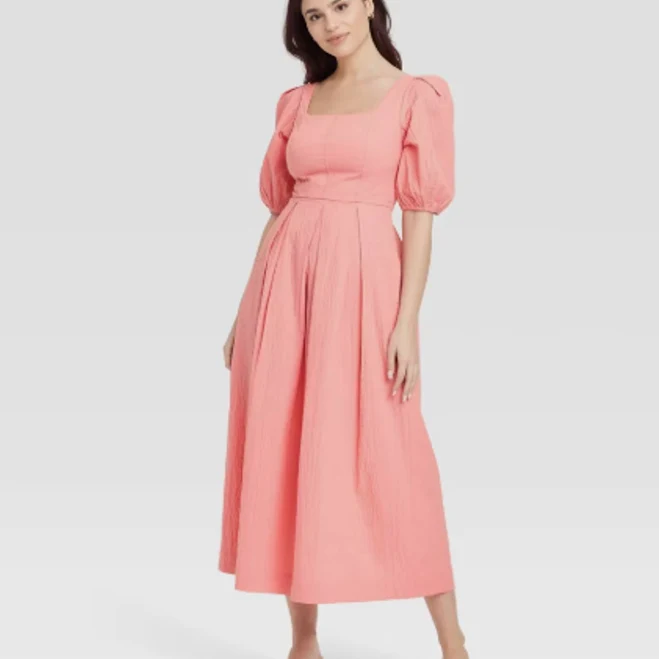 dress Women's A New Day Dresses A New Day Pink Midi Dress Poshmark $20