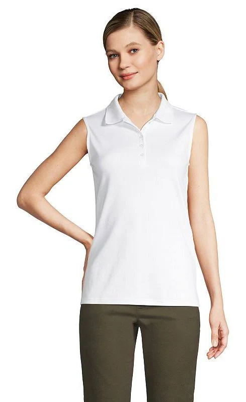 top Women's Lands' End Supima Cotton Polo Kohl's $42.95