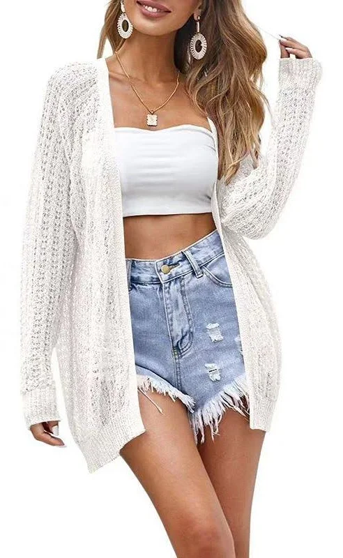 outerwear Women's Lightweight Open Front Long Sleeve Cardigan Kohl's $35.99