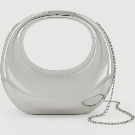bag Women's Metallic Sculptural Convertible Crossbody Handbag Rainbow Shops $39.99