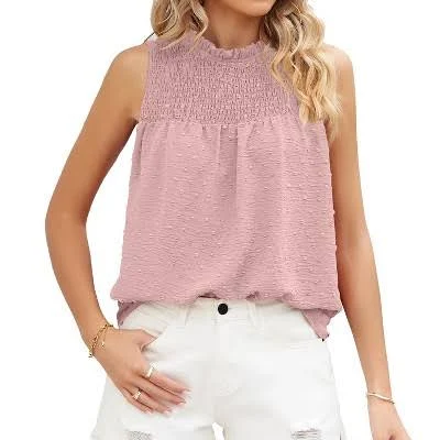 sleeveless top Women's Sleeveless Ruffle Tank Top Target $25.19