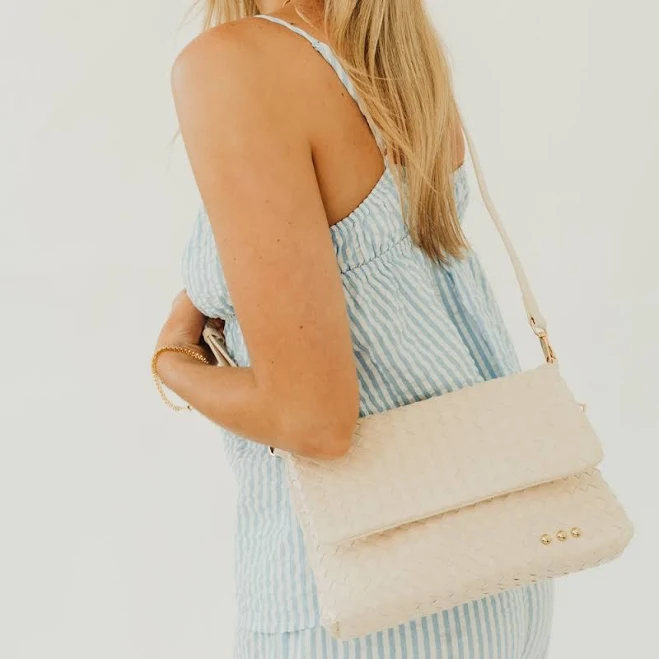 bag Wrenlee Woven Flap Crossbody Pretty Simple $46