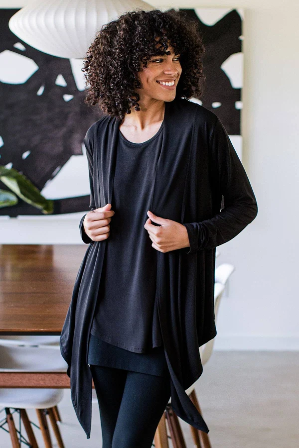 outerwear Yala Sophie Bamboo Cardigan Wrap YALA $98