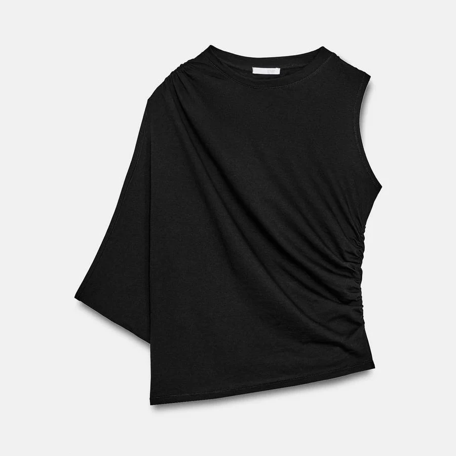 top Zara Draped Asymmetric Top Zara USA $29.9