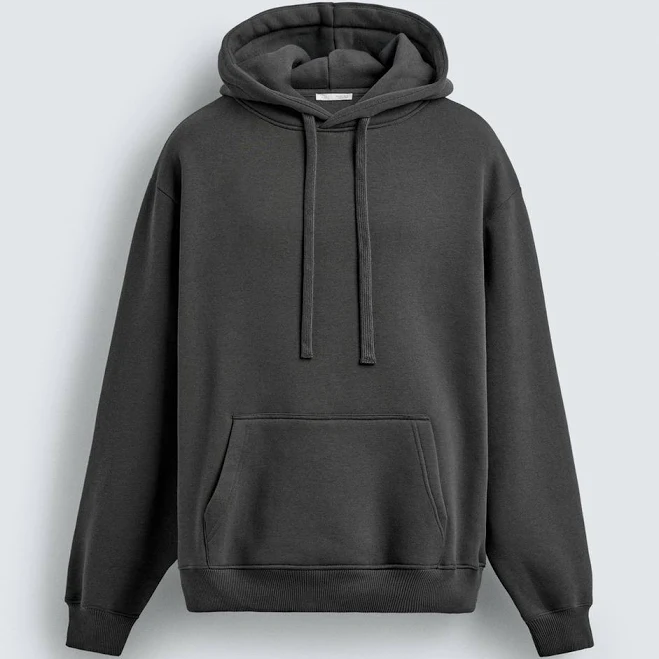 top Zara Men's Basic Heavyweight Hoodie Sweatshirt Zara USA $49.9