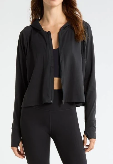 outerwear Zella Revitalize Jacket in Black at Nordstrom, Size X-Large Nordstrom $49.99