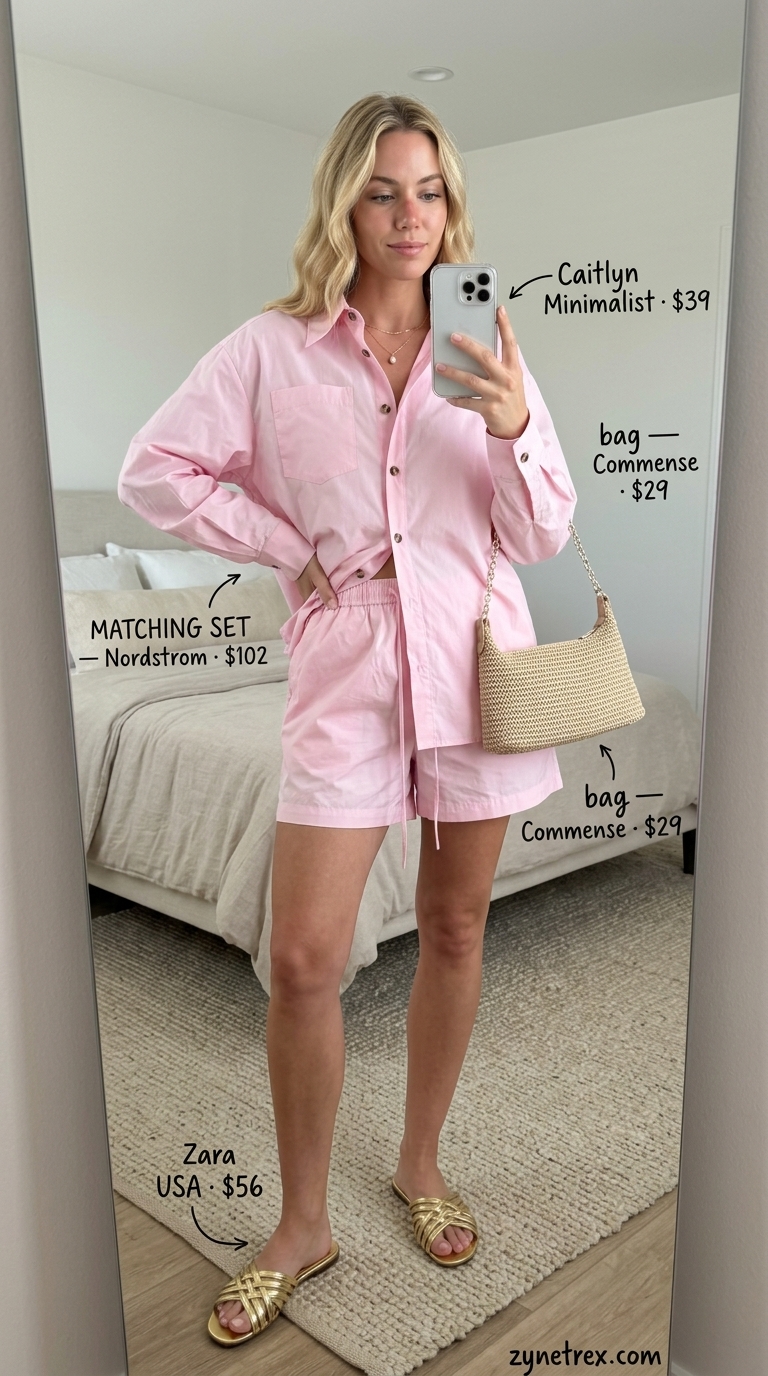 relaxed oversized summer outfit for women 2026 - Style Inspiration relaxed oversized summer outfit for women 2026 outfit idea - fashion styling inspiration