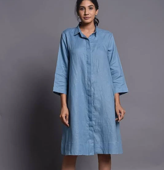 Oversized Linen Tunic Top