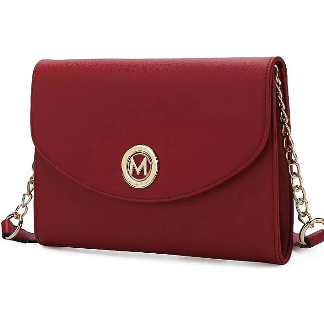 MKF Collection Candra Faux Leather Crossbody Bag