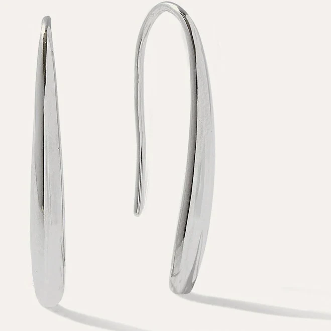 Quince Women's Sterling Silver Threader Drop Earrings