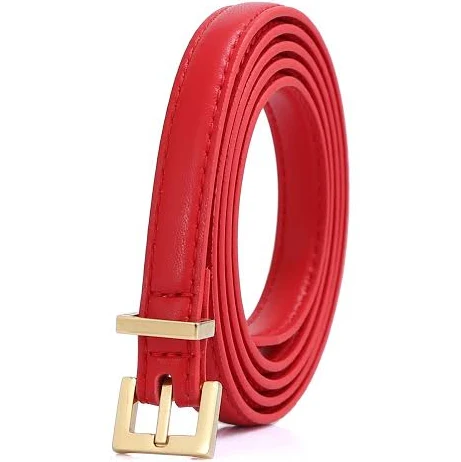 DOSHI Square Reversible Skinny Belt Women's Vegan Belt