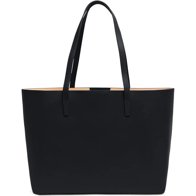 Leatherology Belmont Structured Tote Minimalist Silhouette